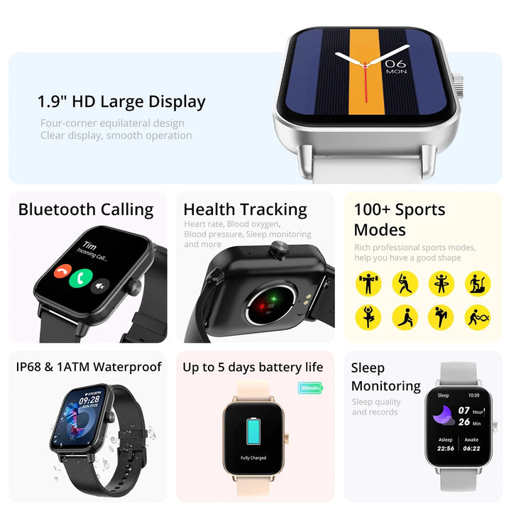 COLMI P81 SmartWatch Ultra 1.9 inch Screen